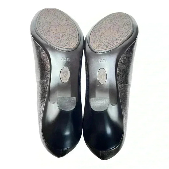 Sofft Women's Size 9.5 Copper Brown Metallic Leather  2”Heels Preowned - Picture 8 of 8